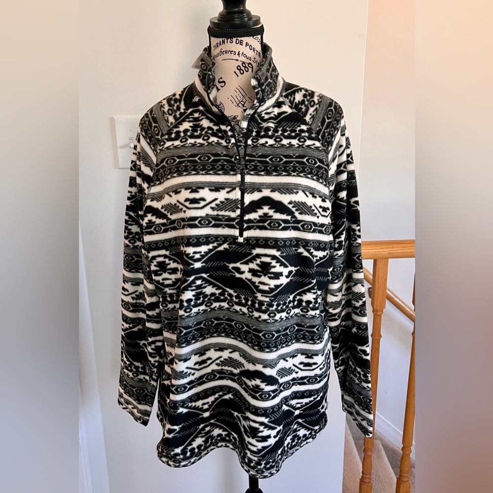 NWT Eddie Bauer Women’s Fleece 1/4 Zip Pullover, Sz XL